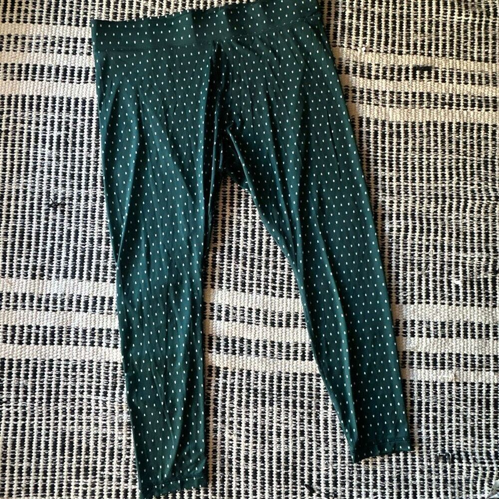 Lands End Size Large Green leggings
